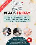 Pedicura Deluxe + Desintoxicación Ionica     $65